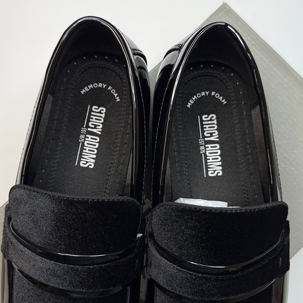 Stacy Adams Men's Spratley Moc Toe Saddle Slip On Loafer- Size 10.5W- Wide Width - Picture 12 of 15